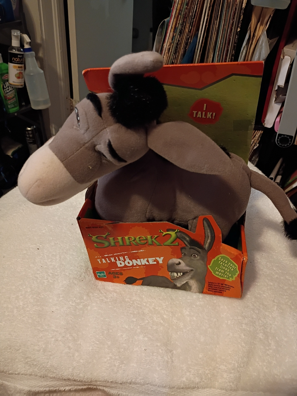 DreamWorks Shrek 2 Talking Donkey Plush - Gray